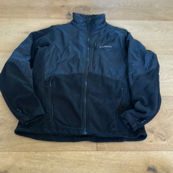 Columbia youth 18/20 black jacket zip - Picture 1 of 4